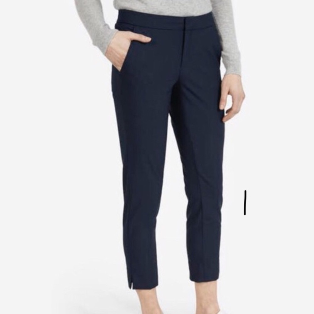Navy Everlane Wool Trousers